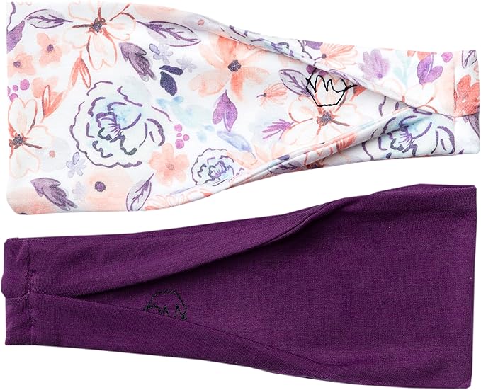 Maven Thread 4" Wide Workout Headbands for Women (2 Pack) – Non-Slip Sweatbands for Gym, Running & Yoga