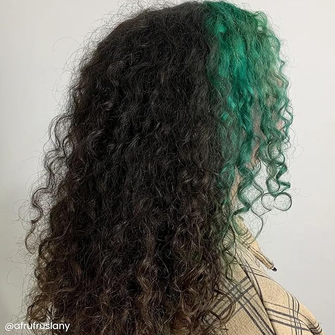 Arctic Fox Semi-Permanent Hair Color Dye, Emerald Fortune, Vibrant Teal Green, Vegan & Cruelty-Free, Ammonia-Free, Hydrating Formula, For All Hair Types, 5.6 Fl Oz (Pack of 2)