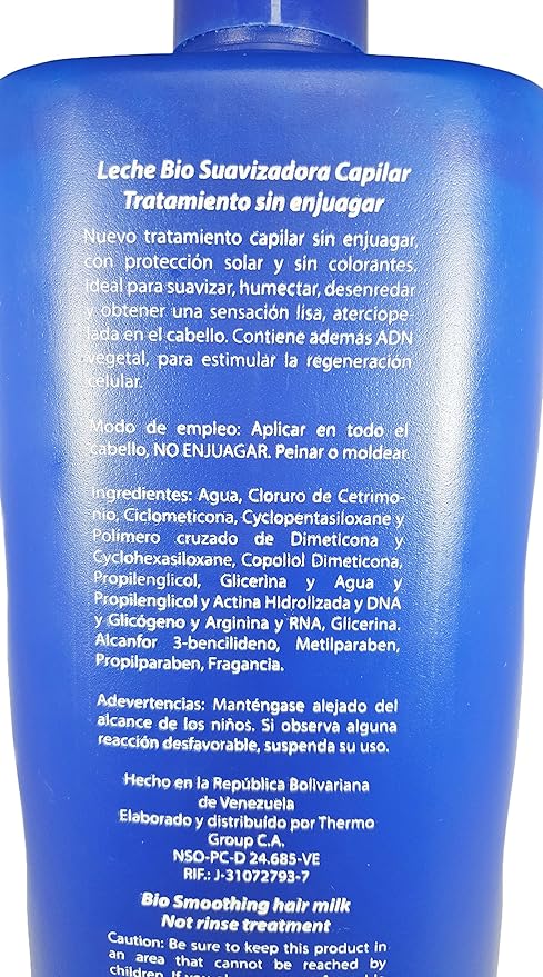 Milk Leave In Conditioner - Anti-Frizz Hair Detangler and Deep Treatment for Dry, Damaged, Curly or Natural Hair - 33.8 oz