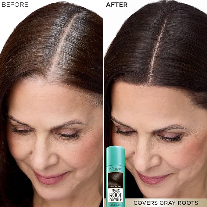 L'Oreal Paris Magic Root Cover Up Spray For Blondes with Dark Roots, Color Concealer, Ammonia and Peroxide Free, Light Blonde, 2 fl. oz.