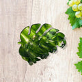 Green Monstera Leaf Hair Clip – Large Boho Acetate Hair Claw, Stylish Plant Leaf Hair Clamp, Trendy Hair Accessories, Gift for Plant Lovers & Her