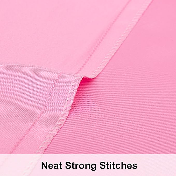 NTBAY 2 Pack Satin King Pillowcases for Hair and Skin, Luxurious and Silky Pillow Cases with Envelope Closure, 20x36 Inches, Pink