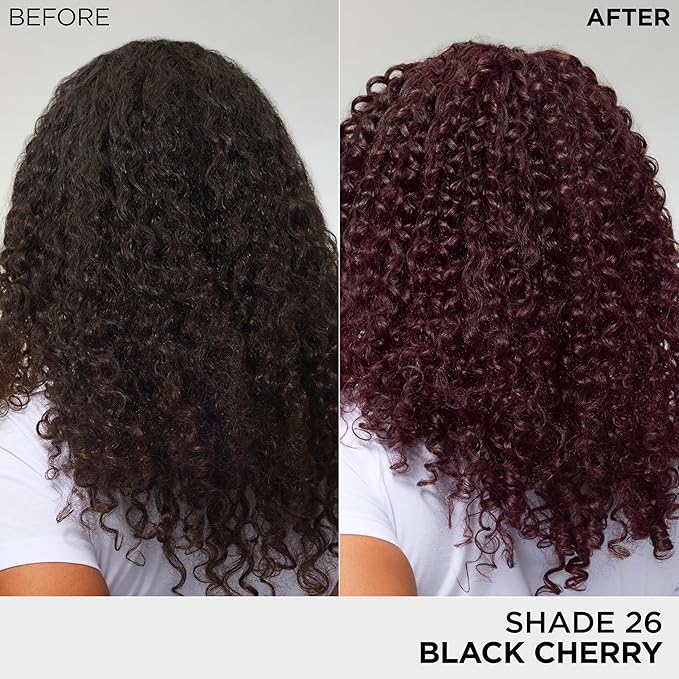L’Oreal Paris Feria Multi-Faceted Shimmering Permanent Hair Color, High Intensity Hair Dye for 3X Highlights, 26 Black Cherry (Deepest Magenta), 1 Hair Dye Kit