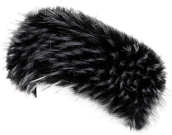sy soul young Faux Fur Headband with Elastic for Women's Winter Earwarmer Earmuff