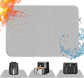 Air Fryer Mat for Air Fryer, 24 x 31in Heat Resistant Mat for Countertop, Fireproof Silicone Countertop Protector Appliance Slider for Air Fryer, Coffee Maker, Toaster, Oven (Grey)