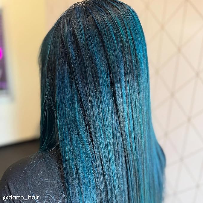 Arctic Fox Semi-Permanent Hair Dye, Vegan & Cruelty-Free, Ammonia-Free, Hydrating, Vibrant Blue Color, Aurora Kiss, For All Hair Types, DIY At-Home Color, 5.6 Fl Oz