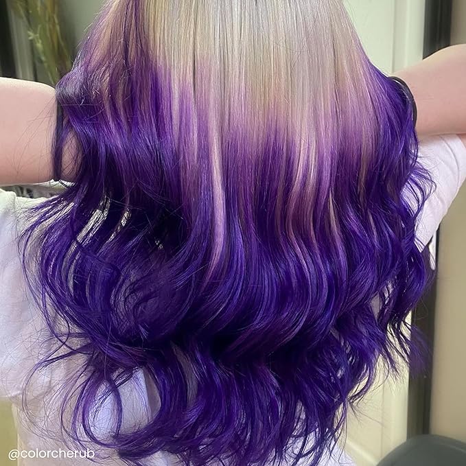 Arctic Fox Semi-Permanent Hair Dye, Vegan & Cruelty-Free, Conditioning, Ammonia-Free, Long Lasting, Purple AF, For All Hair Types, 4 Fl Oz (Pack of 2)