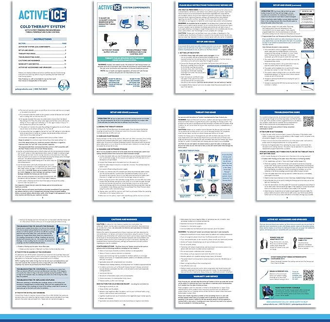 Polar Active Ice 3.0 | 9 QT Cold Therapy Ice Machine | Programmable Timer | Targeted Coverage Shoulder Pad | Cryotherapy Pain Relief System | Ace Bandage Style Compression