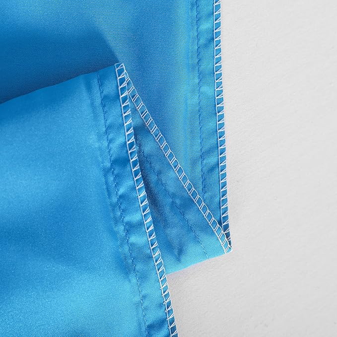 NTBAY 2 Pack Satin Queen Pillowcases for Hair and Skin, Luxurious and Silky Pillow Cases with Envelope Closure, 20x30 Inches, Royal Blue